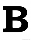 B